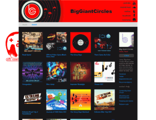 music.biggiantcircles.com screenshot