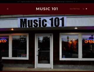music101oregon.com screenshot