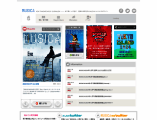 musica-net.jp screenshot