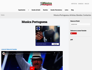 musica-portuguesa.com screenshot