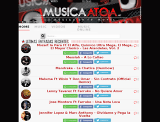 musicaatoa.com screenshot