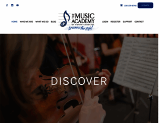 musicacademync.org screenshot