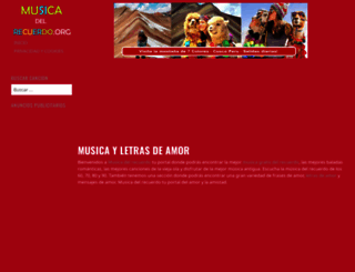 musicadelrecuerdo.org screenshot