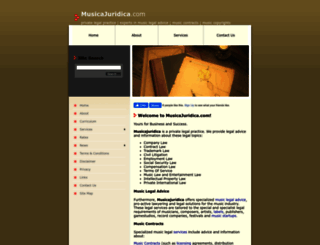 musicajuridica.com screenshot