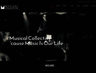 musical-collective.com screenshot