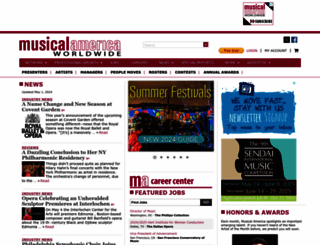 musicalamerica.com screenshot