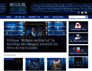 musicalavenue.fr screenshot