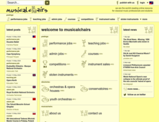 musicalchairs.info screenshot