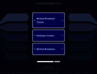 musicalelisabeth.com screenshot
