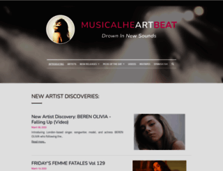 musicalheartbeat.com screenshot