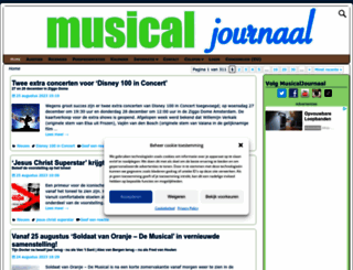 musicaljournaal.nl screenshot
