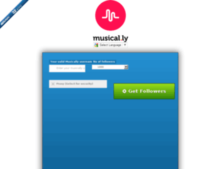 musically.followersboost.pro screenshot