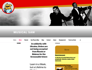 musicalsaw.com screenshot