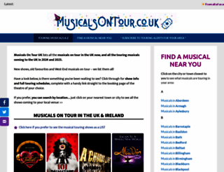 musicalsontour.co.uk screenshot