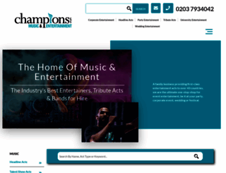 musicandbands.co.uk screenshot
