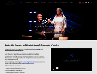 musicandmanagement.com screenshot