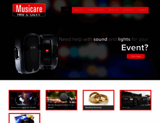 musicare.co.nz screenshot