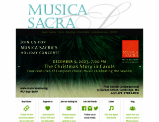 musicasacra.org screenshot