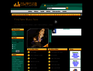 musicasvirtuais.com.br screenshot
