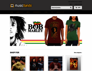 musicbands.com screenshot