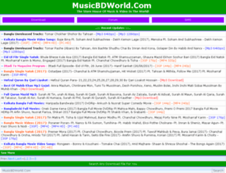 musicbdworld.com screenshot