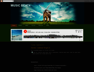 musicbeat4.blogspot.in screenshot