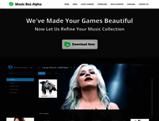 musicboxalpha.com screenshot