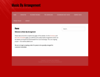 musicbyarrangement.co.uk screenshot
