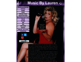 musicbylauren.com screenshot