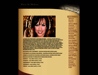 musicbymelissa.net screenshot