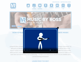 musicbyross.com screenshot
