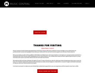 musiccentral.com.au screenshot
