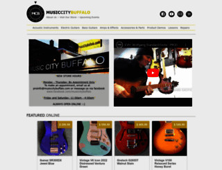 musiccitybuffalo.com screenshot