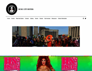 musiccitysisters.org screenshot