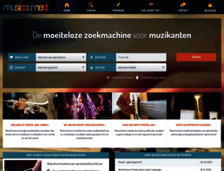 musicconnect.nl screenshot