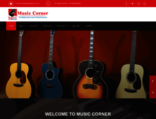 musiccorner.in screenshot