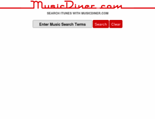 musicdiner.com screenshot