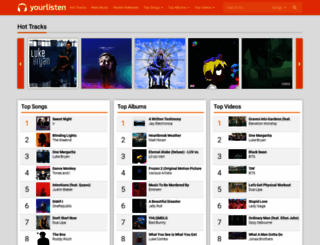 musicdownloads.yourlisten.com screenshot