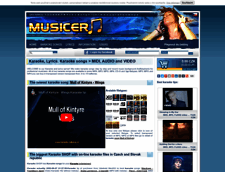 musicer.net screenshot