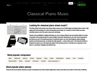 musicforpianos.com screenshot