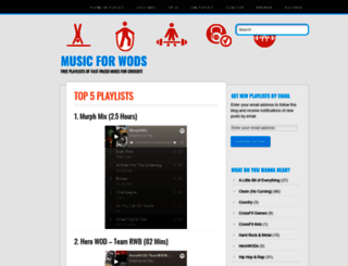 musicforwods.com screenshot