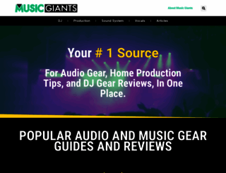 musicgiants.com screenshot