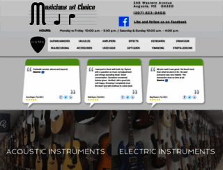 musicians1stchoice.com screenshot