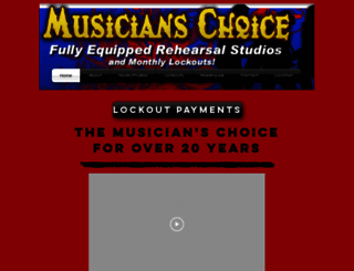musicianschoicestudios.com screenshot