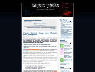 musicianstools.wordpress.com screenshot