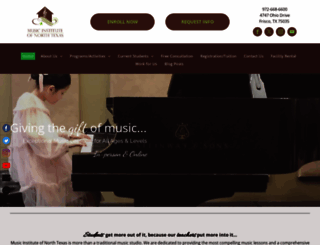 musicinstitutent.com screenshot