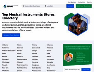 musicinstrumentshops.com screenshot