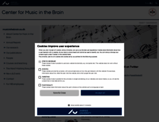 musicinthebrain.au.dk screenshot