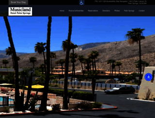 musiclandhotel.com screenshot
