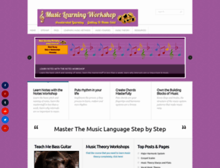 musiclearningworkshop.com screenshot